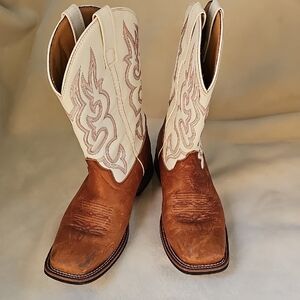 Laredo Brown and Cream Western Boots
